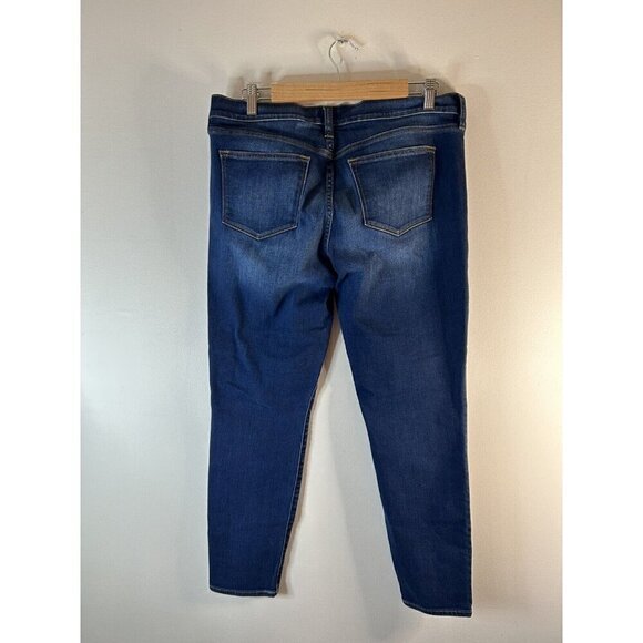 J. Crew Jeans Womens Blue High Rise Skinny Ankle Stretch Denim Size 31/28 - Picture 8 of 16